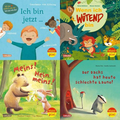 Maxi-Pixi-Box 89: Glücklich, traurig, schlecht gelaunt (4x5 Exemplare) | diverse