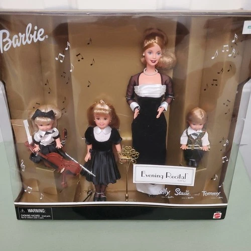 VTG Barbie Evening Recital Gift Set 2000 Mattel 27954 NRFB Kelly Stacie Tommy