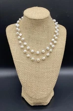 SILPADA-Sterling Silver 'Fresh Catch' Freshwater Pearl 32" Necklace N1368