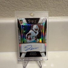 2021 Panini Select Signatures Jaylen Waddle Rookie Auto SSP-JWA 11/25 Dolphins