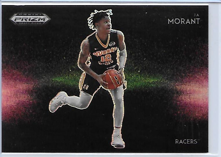 2023 PANINI PRIZM DRAFT PICKS JA MORANT BLACK COLOR BLAST SSP #15 HORIZONTAL