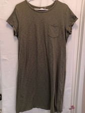 Gap Olive Green Women’s Size L Knee Length T Shirt Dress 