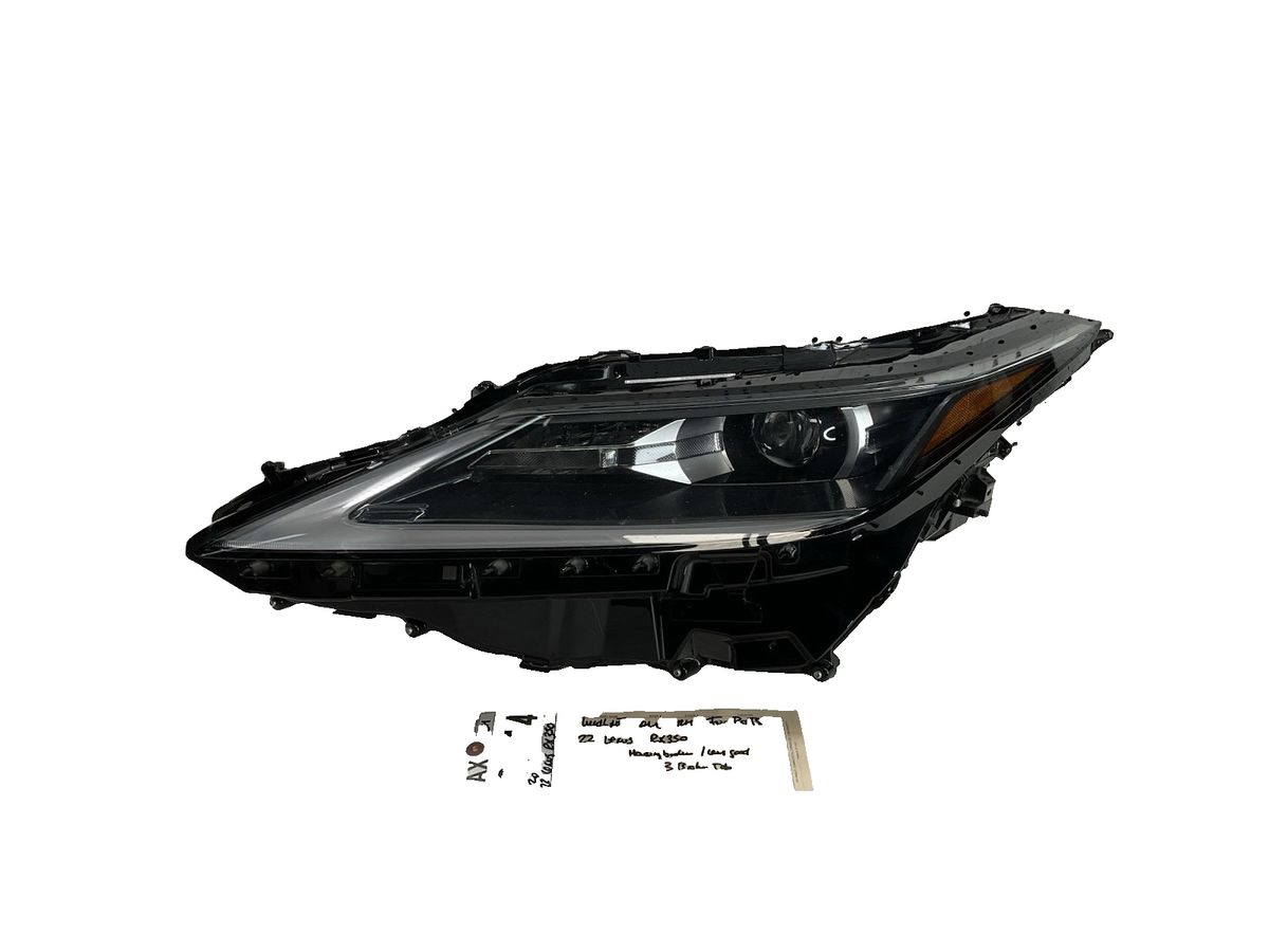 2020 2022 LEXUS RX RX350 RX450H LEFT SIDE HEADLIGHT LAMP OEM 10100