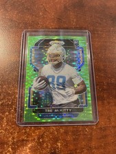 2021 Panini Prizm Rookie Neon Green Pulsar Prizm Tre' McKitty #416 Rookie RC