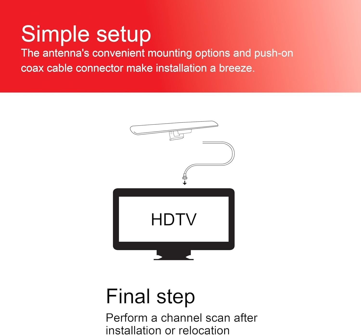 Antenna TV Digitale Ultrapro Hover per Smart TV foto 6