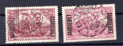 Saar 43a + D Best Colors Stamped BPP (K4157