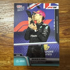 George Russell 5th F1 Win Singapore GP 2025 Formula 1 Topps NOW Card 67