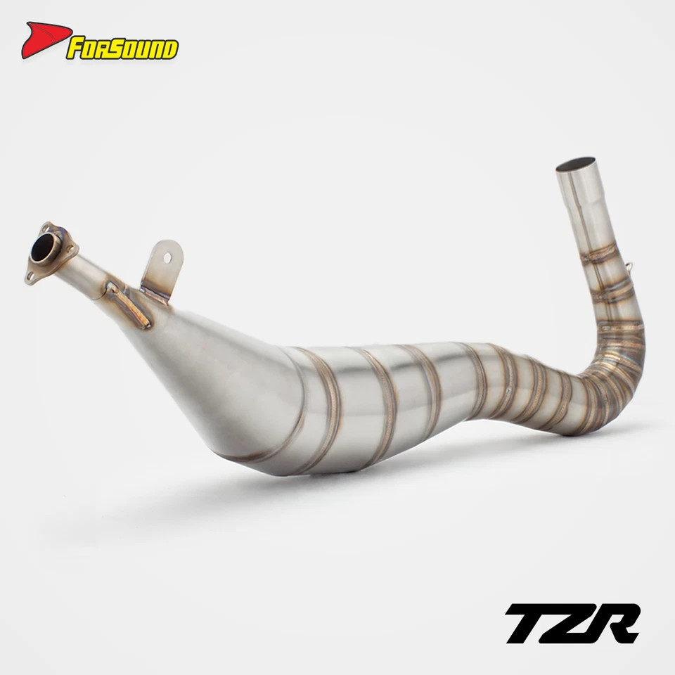 Stainless Steel Exhaust for Yamaha TZR 125 (1987-1992) Two Stroke Expansion Cham - Image 3 of 4