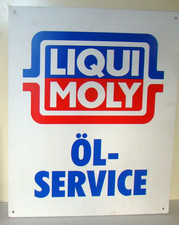 großes Schild aus Kunststoff  LIQUI MOLY Öl...