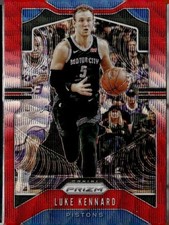 2019-20 Panini Prizm #93 Luke Kennard Prizms Ruby Wave