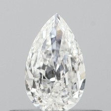 Loose Pear Cut GIA CERTIFIED Natural Setting Diamond 0.22 Ct Color F/I1 Clarity 1425.00 per carat