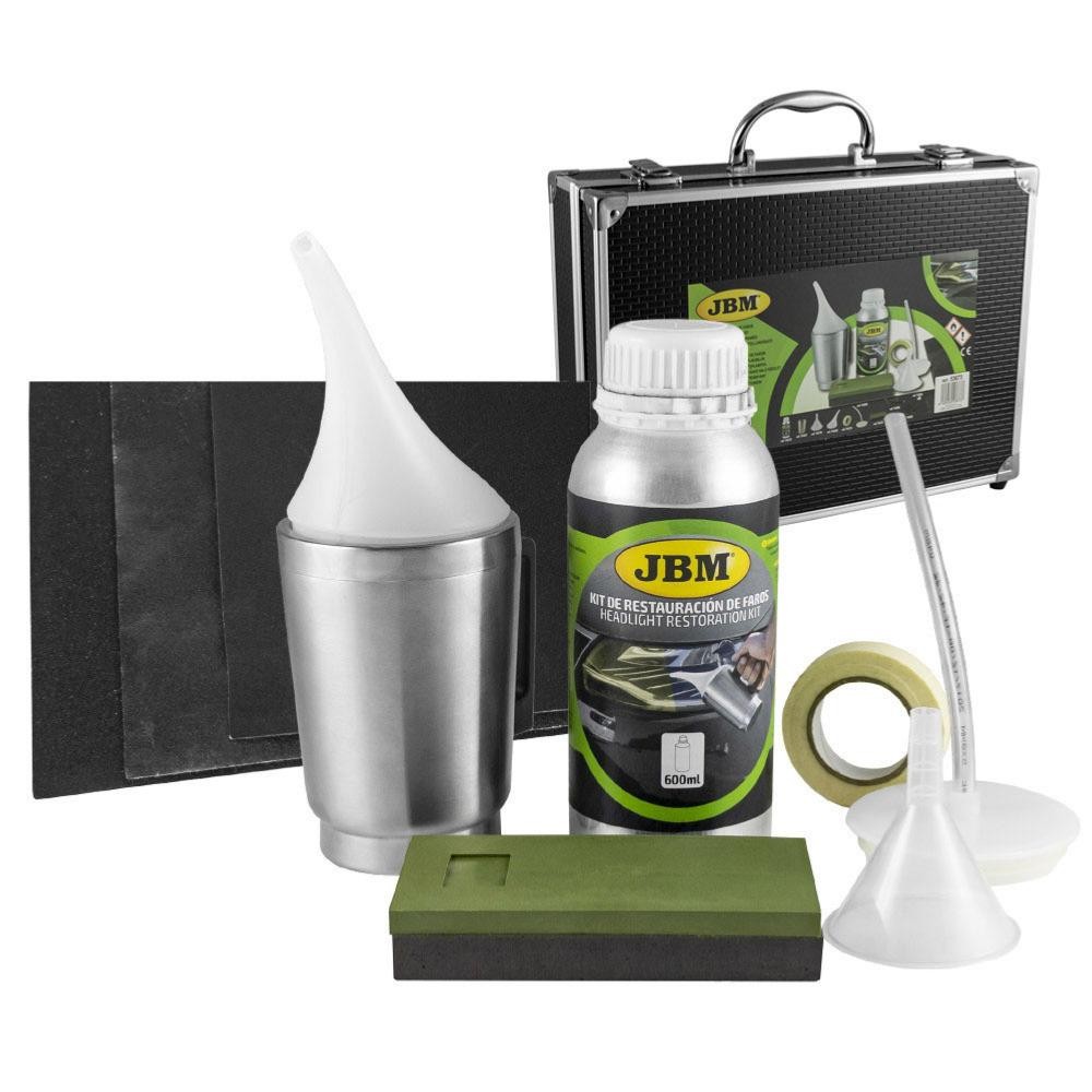 Kit rénovation optiques de phares à action hydrophobe pour éliminer le jaunissement auto