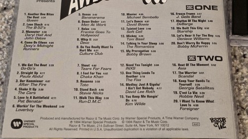 Totally & Awesome 80's Easy Ridin Various Artists 3 Double Disc Lot Razor & Tie - Picture 3 of 6