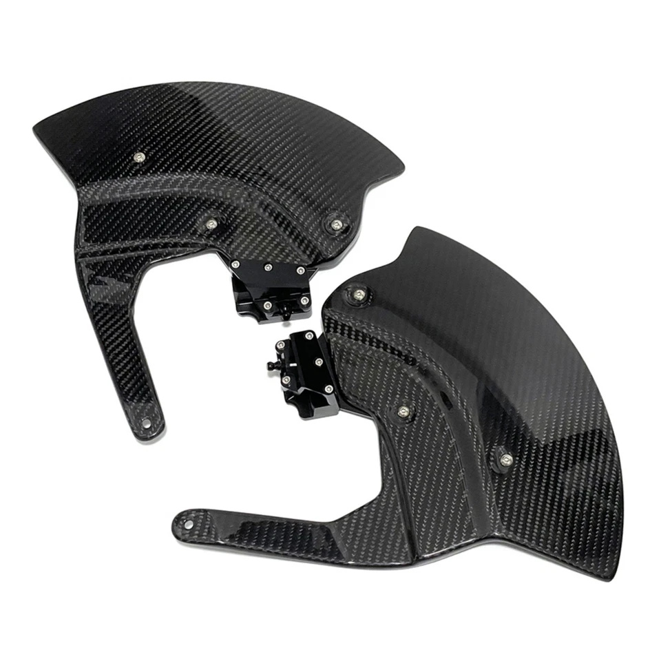 Carbon Fiber Front Brake Disc Cover Fairin For BMW S1000RR 2009-25 S1000R 21-25 Foto 4 de 4