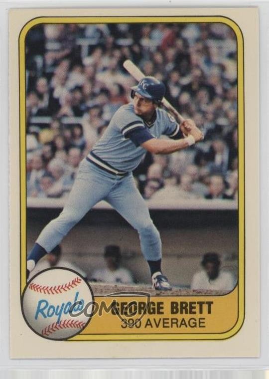1981 Fleer George Brett #655 HOF 1m1q