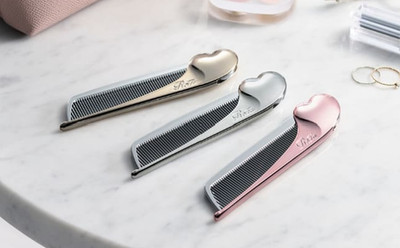 ReFa HEART COMB Aira Aqua Blue ReFa HEART COMB Aira - myernk main image 2
