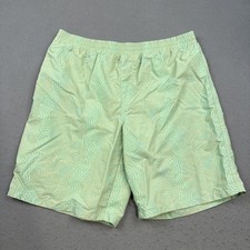 Columbia PFG Shorts GRN PRINT Omni-Shade Fishing Swim Mesh Lined Boys XL 18-20