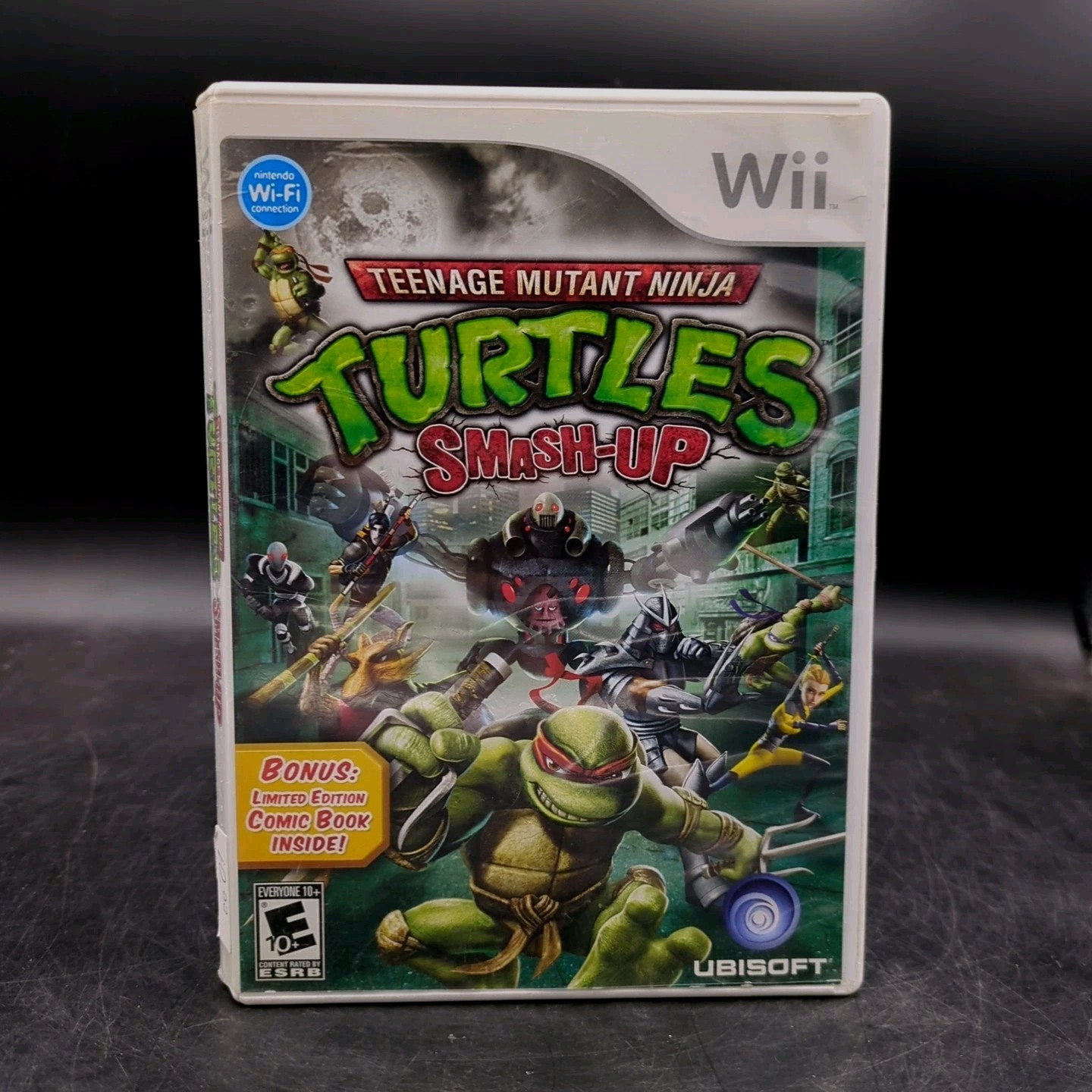 Teenage Mutant Ninja Turtles: Smash-Up (Nintendo Wii, 2009) Tested CIB W/ Comic