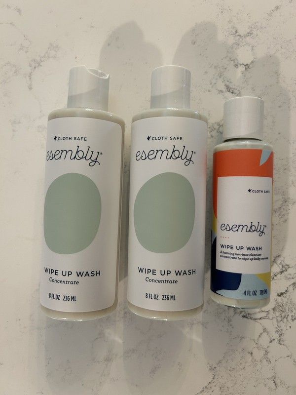 Esembly Wipe Up Wash Concentrate (3 bottles) - NEW unopened