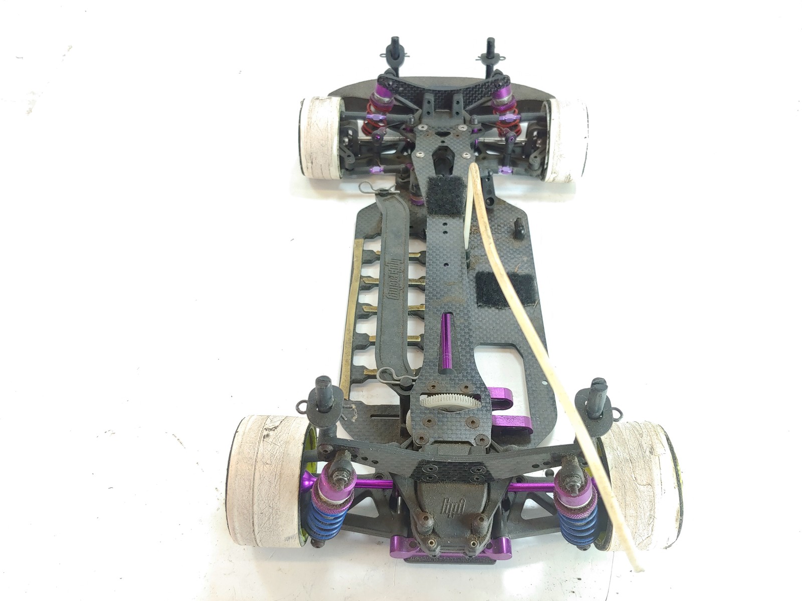 *RARE* HPI Racing Pro4 1/10 4x4 Touring Car Roller Rolling Chassis w/ Body Carbo