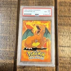 Vintage 1999 Topps Charizard Pokemon #06 Movie Edition Near MINT PSA 8