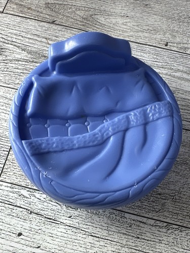 Fisher Price Little People Lil' Kingdom Castle Blue Round Royal Bed Replacement - Picture 5 of 5