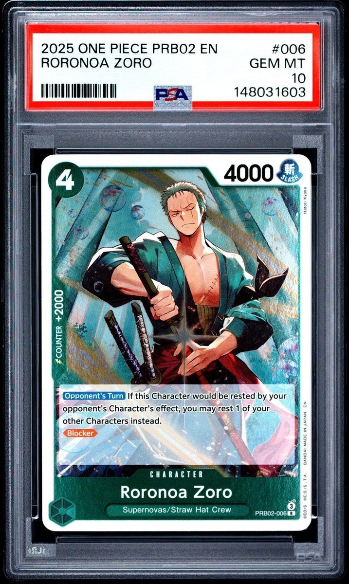 Roronoa Zoro - PRB02-006 PRB02-006 Premium Booster -The Best- Vol