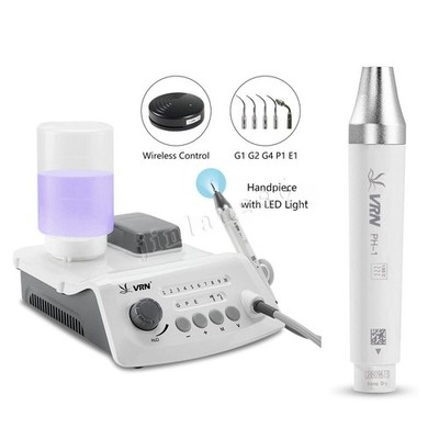 Dental WIRELESS CONTROL LED Ultrasonic Scaler / LED Detachable Handpiece VRN-A8