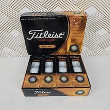 Titleist Pro V1 One Dozen White Marked 1-4 Golf Balls 4 Sleeves Of 3 New In Box