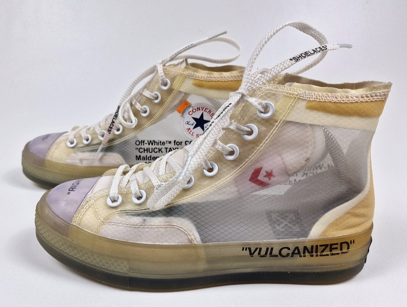 Off-White x Converse Chuck Taylor “Vulcanized” – Unisex 7.5 US – Insole 26cm image 6