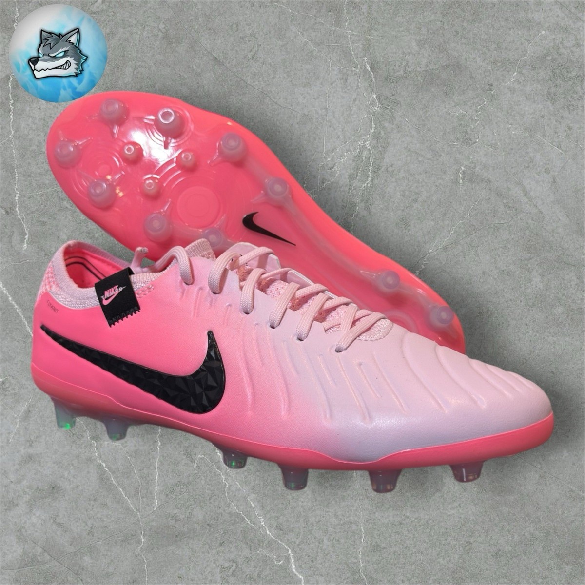 Nike Tiempo Legend 10 ELITE AG Pink Soccer Cleats FN7282-601 Mens