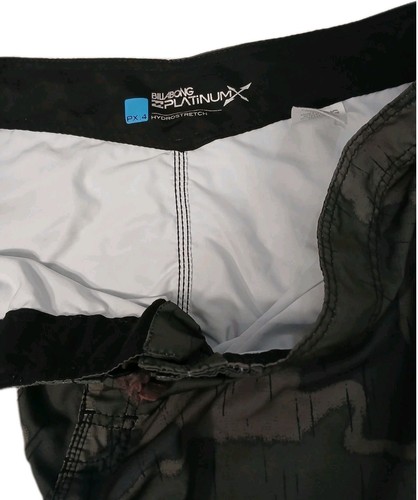Billabong Platinum X Camouflage Boardshorts Taglia 44 Verde Idro Elasticizzato Gorp Cargo - Foto 8 di 22