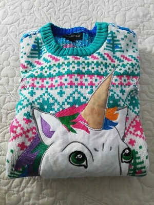 New Blizzard Bay Men's Ugly Christmas Sweater Unicorn Size Small
