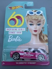 Hot Wheels Barbie '14 Corvette Stingray 60 Years