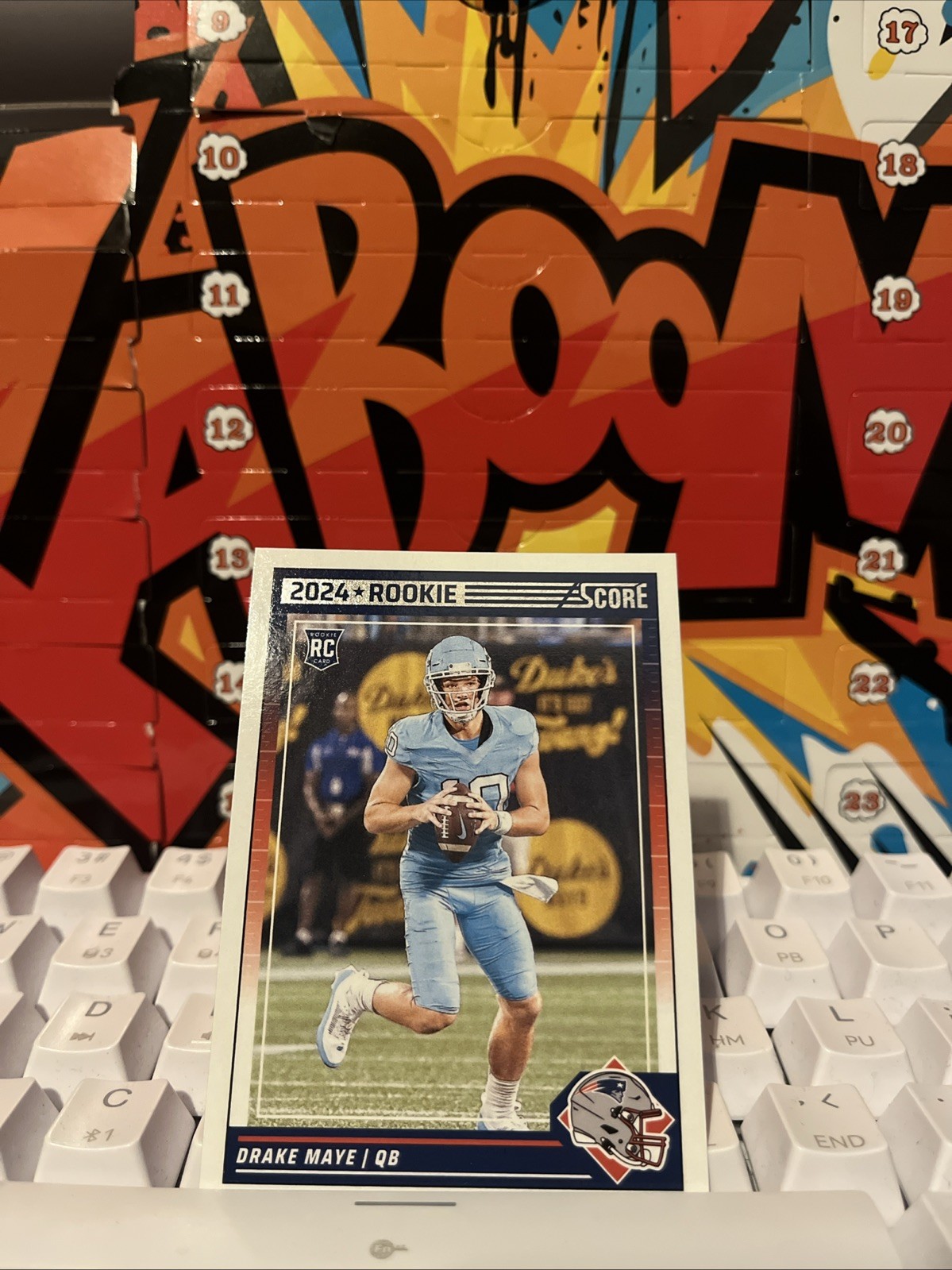 2024 Score - Rookies Drake Maye #303 Scorecard (RC)