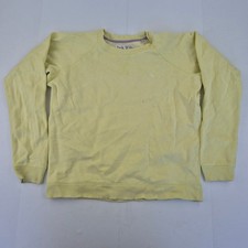 JACK WILLS Sweatshirt 10 Yellow Women's Cotton Blend Casual Pullover Jumper