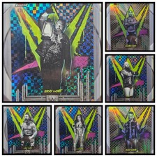 2025 Topps Finest WWE /75 Lot Of 6 Bray Wyatt Saints Zayn Erik Scarlett Ford