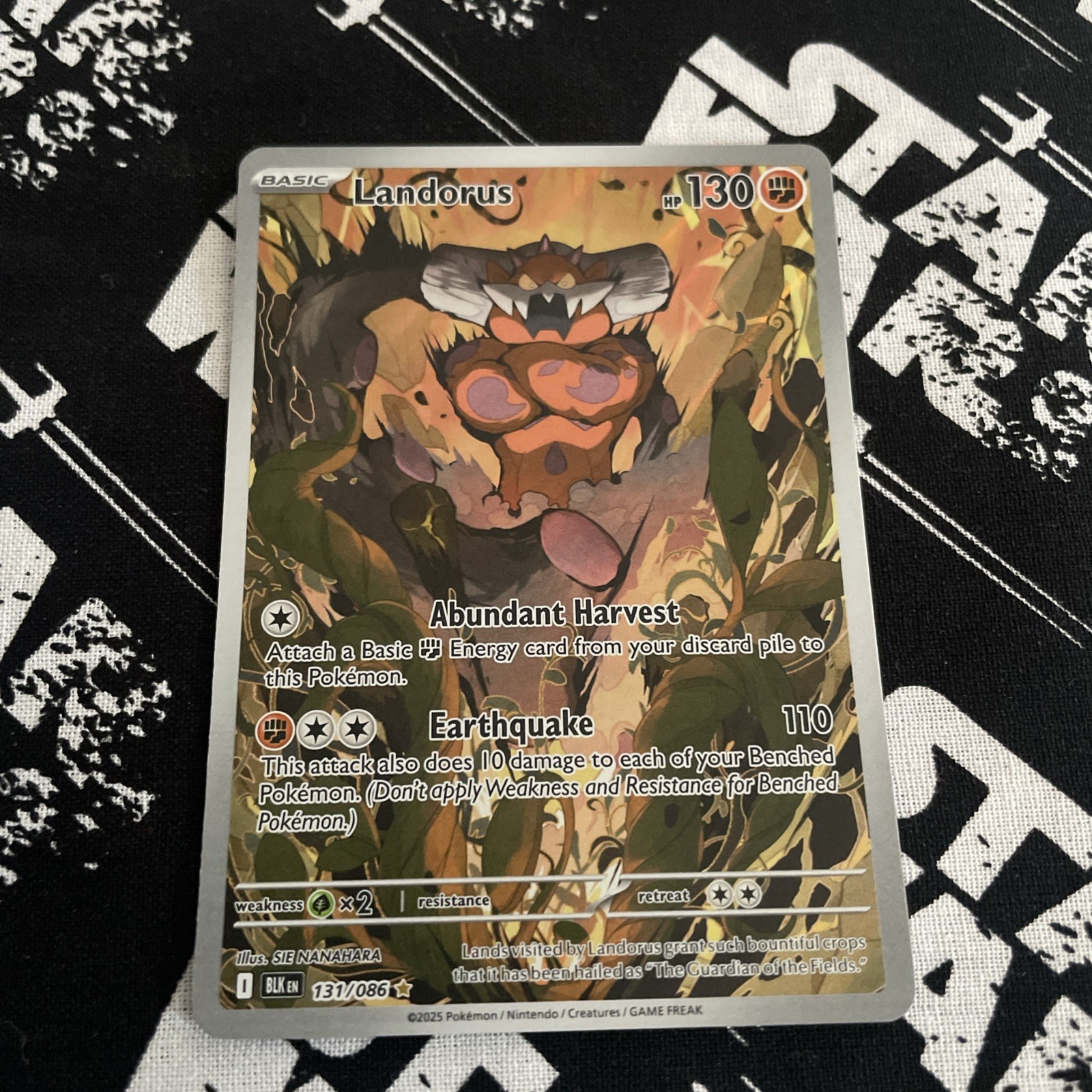Pokemon TCG Landorus 131/086 English Illustration Rare Card