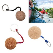 2x Floating Cork Ball Key Ring Sailing Boat Float Buoyant Rope Kayakd 35mm