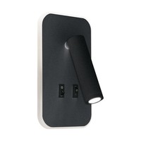 Wandlampe Wandleuchte Schalter Led Leseleuchte + Ambientelicht 4000 K + 3000 K