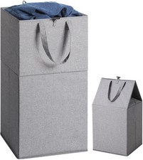Freestanding Strong Transformable Laundry Hamper, Dual-Function Design, Large...