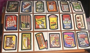 Wacky Packages Stickers Series 4 Set  61 Cards 199 - 264 Topps 1980