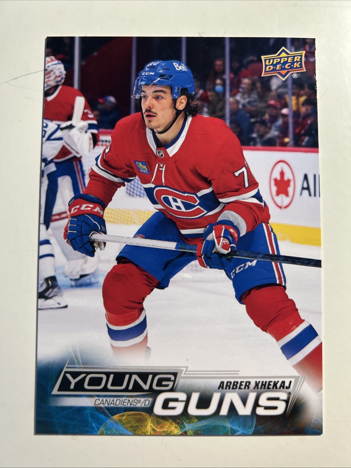 Arber Xhekaj 2022-23 Upper Deck Series 2 Young Guns JUMBO SIZE Rookie #490