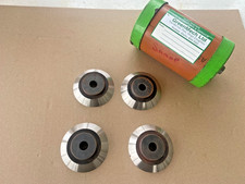 4 x Sharpened Greenmech wood chipper disc blades approx 96mm x 20mm & 16mm hole