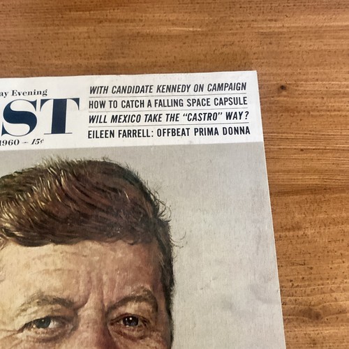 Saturday Evening Post Oct 29 1960 with Candidate Kennedy. Norman Rockwell Cover - Picture 4 of 7
