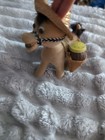 Vintage Flock Fleece Fuzzy DONKEY JACK ASS Sombrero Salt Pepper Shaker S5 — photo 7