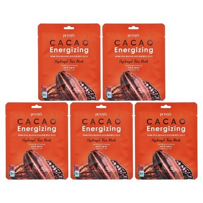 Cacao Energizing, Hydrogel Face Beauty Mask, 5 Pack, 1.12 oz (32 g) Each