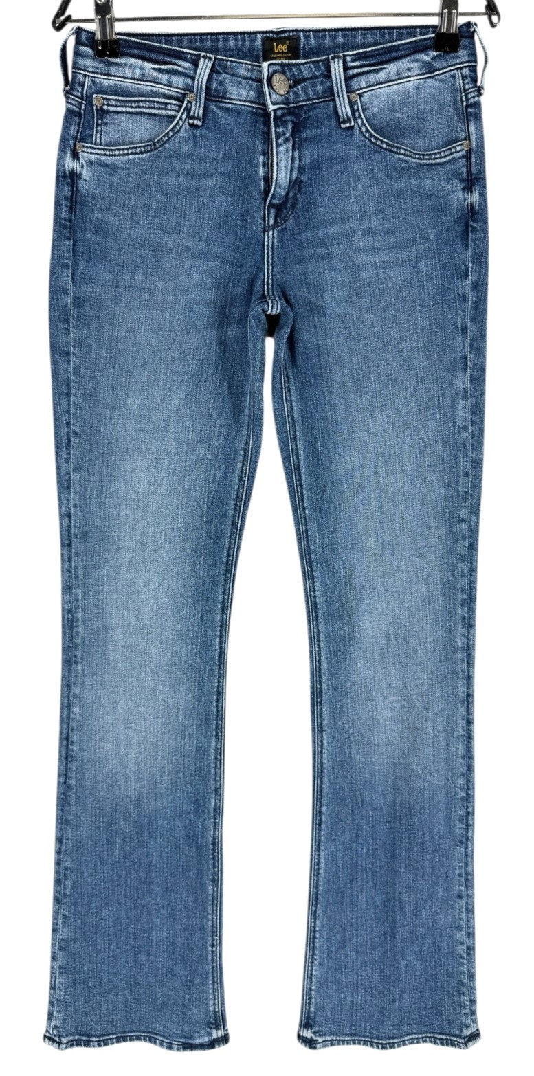 LEE Women's Hoxie Stretch Straight Jeans Size W27 L33