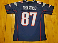 2016 Nike Rob Gronkowski NEW ENGLAND PATRIOTS 87 Youth NFL Team Replica JERSEY M