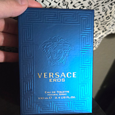 Versace Eros Eau de Toilette Natural Spray, Regular Size 3.4 fl oz 100 mL